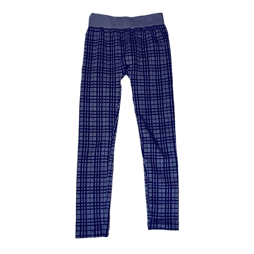 JESSICA Simpson Plaid Pattern Grey Leggings Size Small